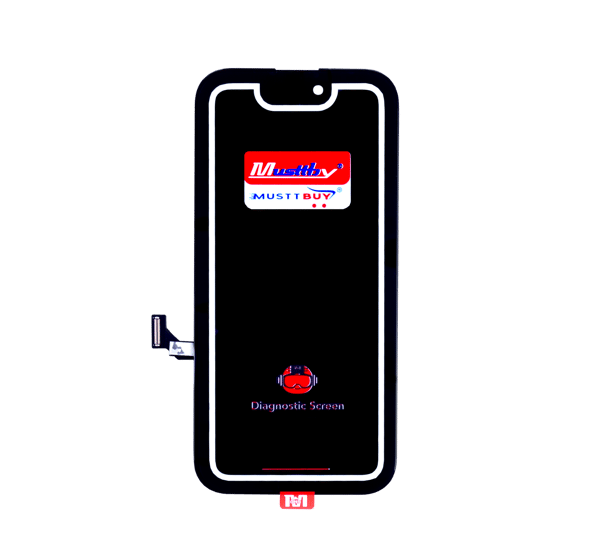 Skärm för Apple iPhone 15, Soft OLED med Diagnostic Flex och närhetssensor