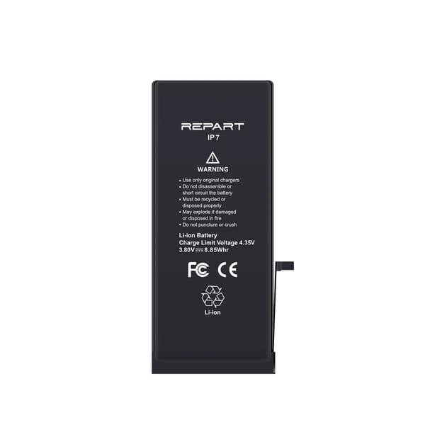 REPART Batteri till Apple iPhone 7, 2330 mAh hög kapacitet med verktygskit