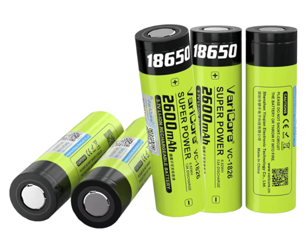 VariCore VC-1826 18650 Li-ion-batteri 3,7 V 2600 mAh