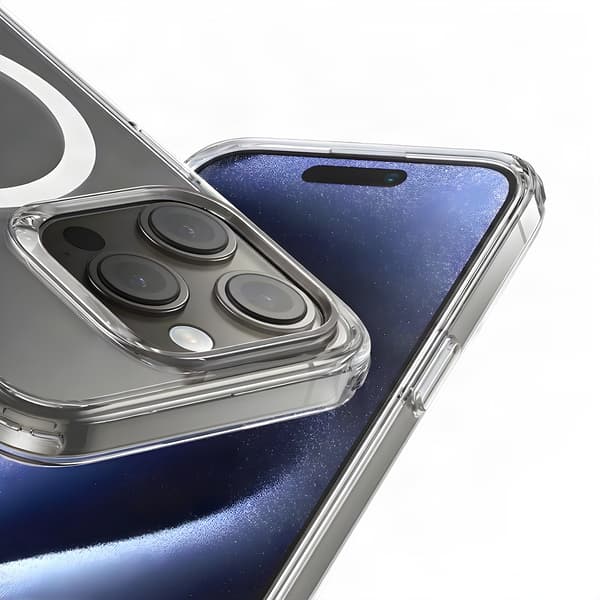Genomskinligt magnetiskt MagSafe-fodral för Apple iPhone 14 Plus