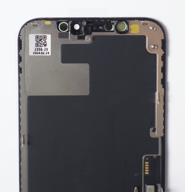 Original OLED-skärm med pekskärm för iPhone 12/12 Pro, utbytt glas