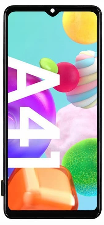 LCD-display med pekskärm och ram för Samsung Galaxy A41 SM-A415, Incell