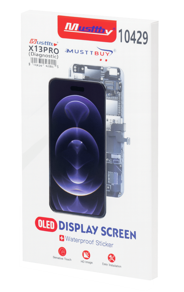 Soft OLED Diagnostic-skärm för Apple iPhone 13 Pro, 120 Hz, som original
