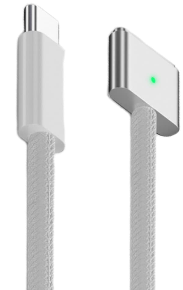 MagSafe 3 USB-C-kabel 140 W, 2 m, vit för MacBook Pro/Air och iPad