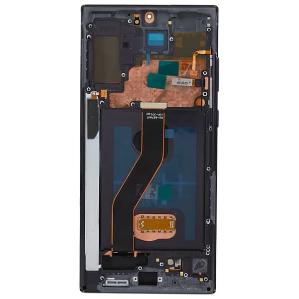 OLED-display med pekskärm och ram till Samsung Galaxy Note 10 Plus N975, svart