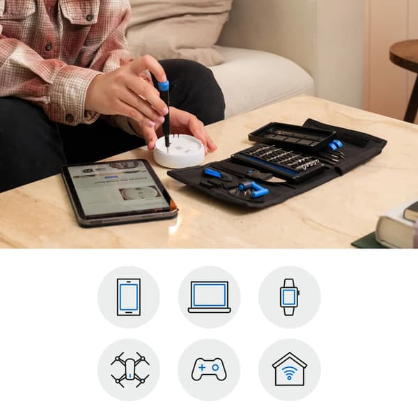 iFixit Pro Tech Go precisionsverktygssats för elektronikreparation, 32 bits