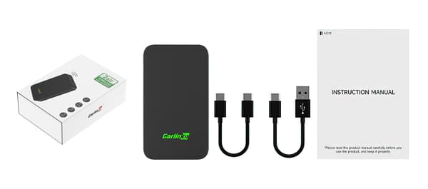 Carlinkit 5.0 RGB trådlös biladapter för CarPlay/AndroidAuto