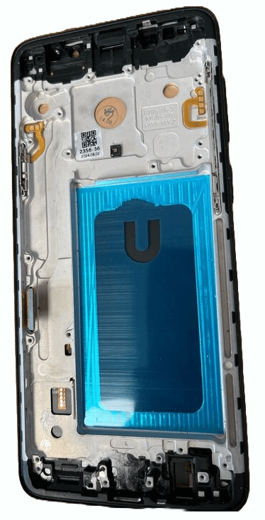 LCD-display med pekskärm och ram för Samsung Galaxy S9+ G965, Incell, svart