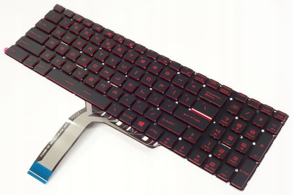 Tangentbord för MSI Apache GL62/GL63/GL72/GL73/GV62, röd LED, 9Z.NCXBN.11D