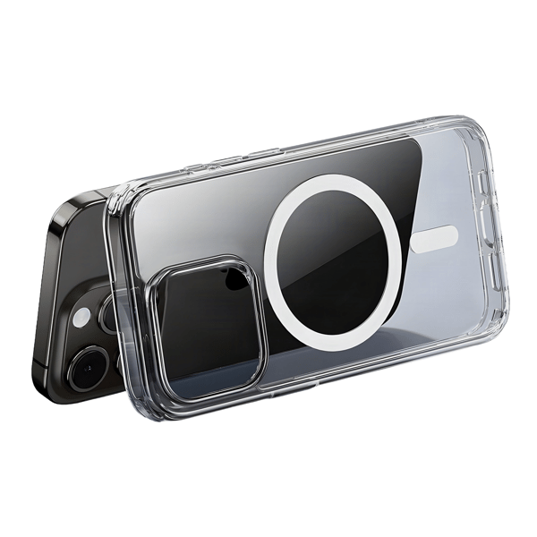 Transparent magnetiskt MagSafe-skal för Apple iPhone 17 Pro