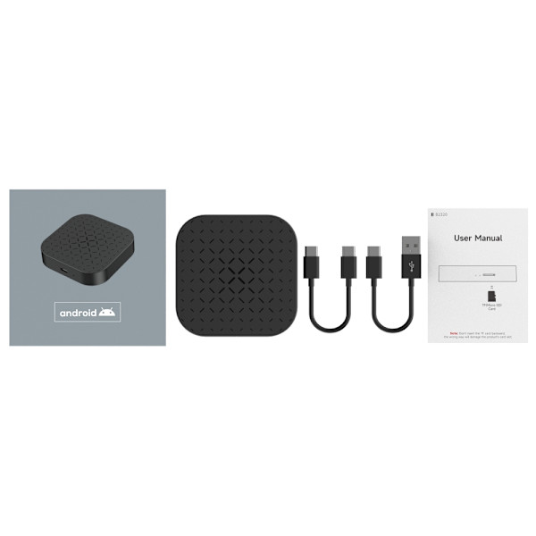 Carlinkit Tbox Basic - Trådlös Carplay/Android Auto SD-kort Android 11