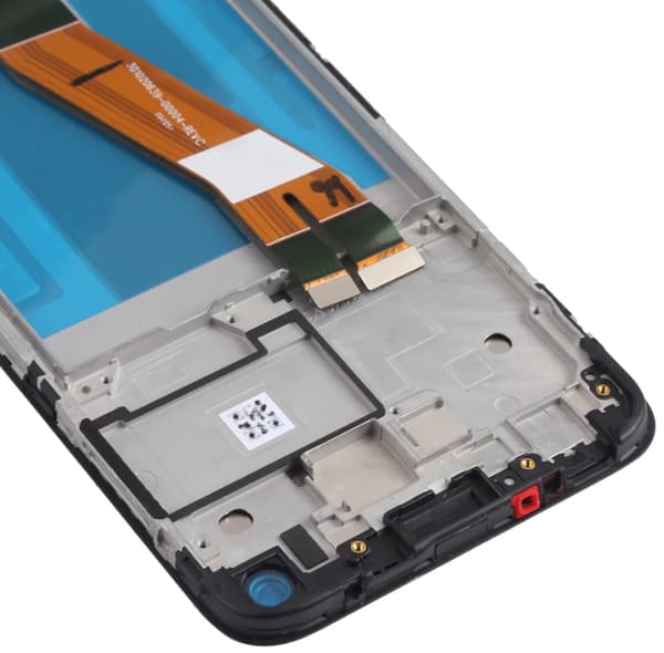 Original LCD-display med pekskärm och ram för Nokia 5.4/3.4, svart, renoverad