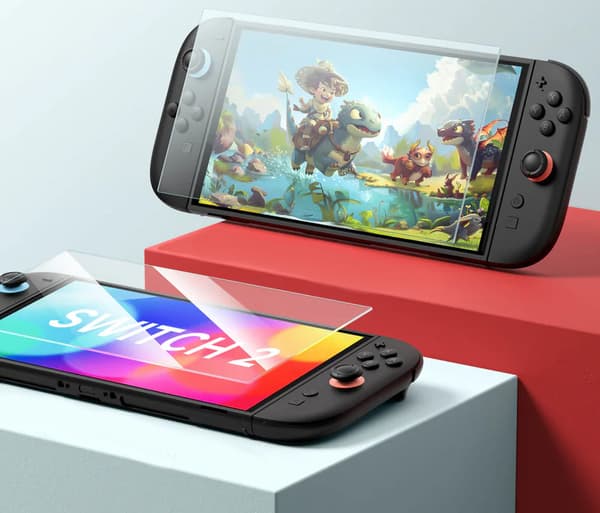 9H JSAUX 2st antireflexbehandlat matt skyddsglas för NINTENDO SWITCH 2