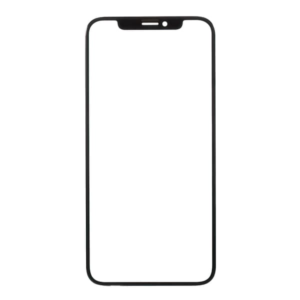 Skärmglas med högtalarnät och OCA-lim för iPhone XS