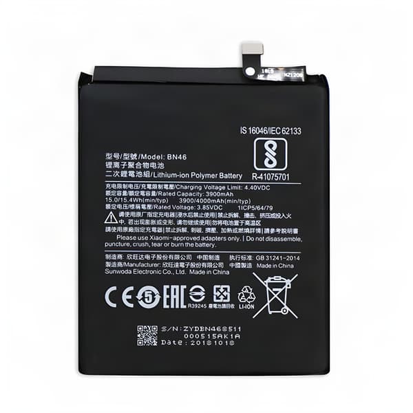Batteri Xiaomi Redmi Note 8T/Redmi 7 BN46 4000 mAh med monteringstejp
