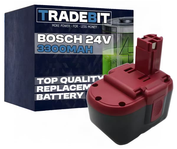 Batteri för Bosch elverktyg 24 V 3,3 Ah Ni-MH BOS-24A