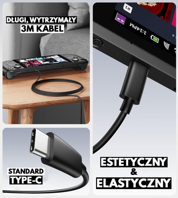 JSAUX strömadapter USB-C 65W Reseadaptrar US UK EU Plug