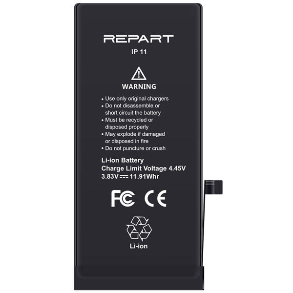 Batteri till Apple iPhone 11, 3110 mAh med lim