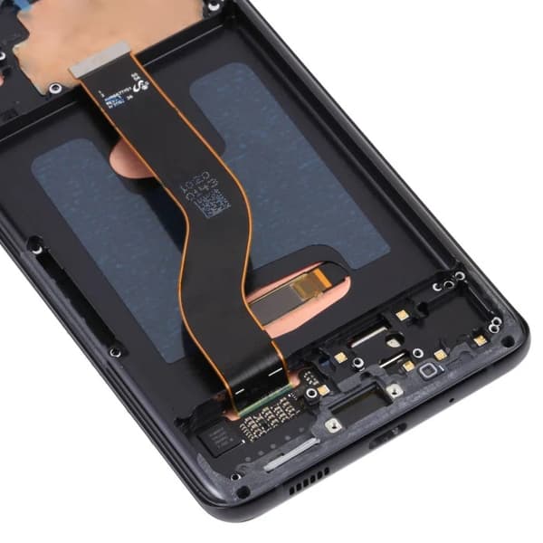 OLED-display med pekskärm och ram för Samsung Galaxy S20 Plus G985/G985F