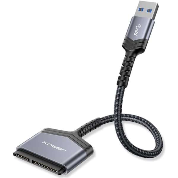 USB 3.0-adapter JSAUX till SATA III 2,5" SSD/HDD