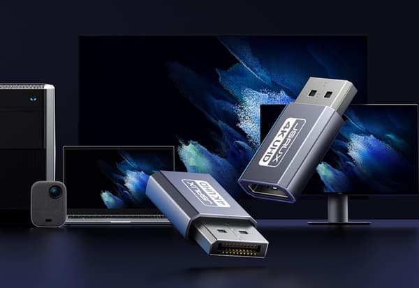 JSAUX-adapter 4k@30Hz 2k@120Hz DisplayPots till HDMI