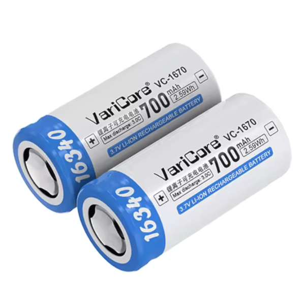 VariCore VC-1670 16340 Li-ion-batteri 3,7 V 700 mAh