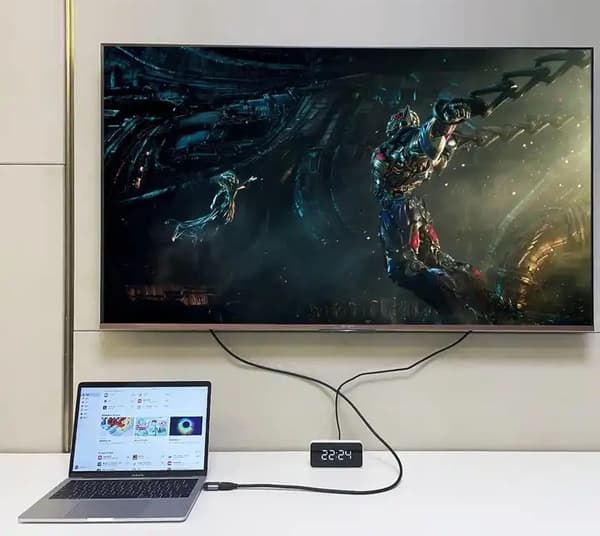 USB-C till HDMI-adapter 4K 60 Hz, Thunderbolt 3, Plug & Play