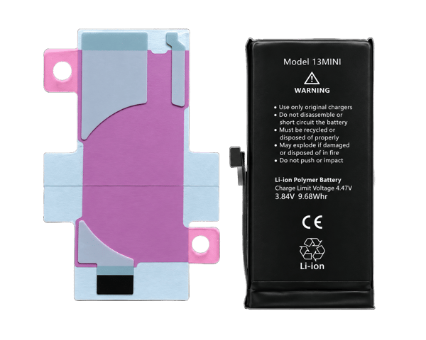 Batteri till iPhone 13 Mini 2520 mAh High Capacity Diagnostic utan felmeddelande