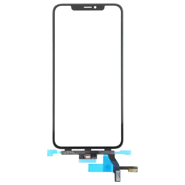 Skärmglas med pekfunktion och OCA-lim för iPhone XS Max, kort flex med IC-kontroller