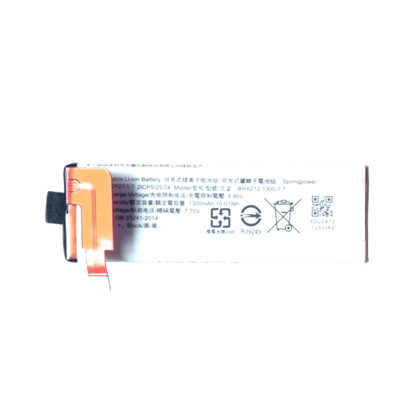 Internt ersättningsbatteri till DJI Osmo Pocket 3, 1300 mAh 7,7 V BHX212