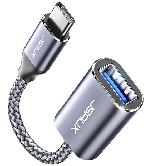 JSAUX CD0019 USB-C till USB-A 3.0 OTG-adapter