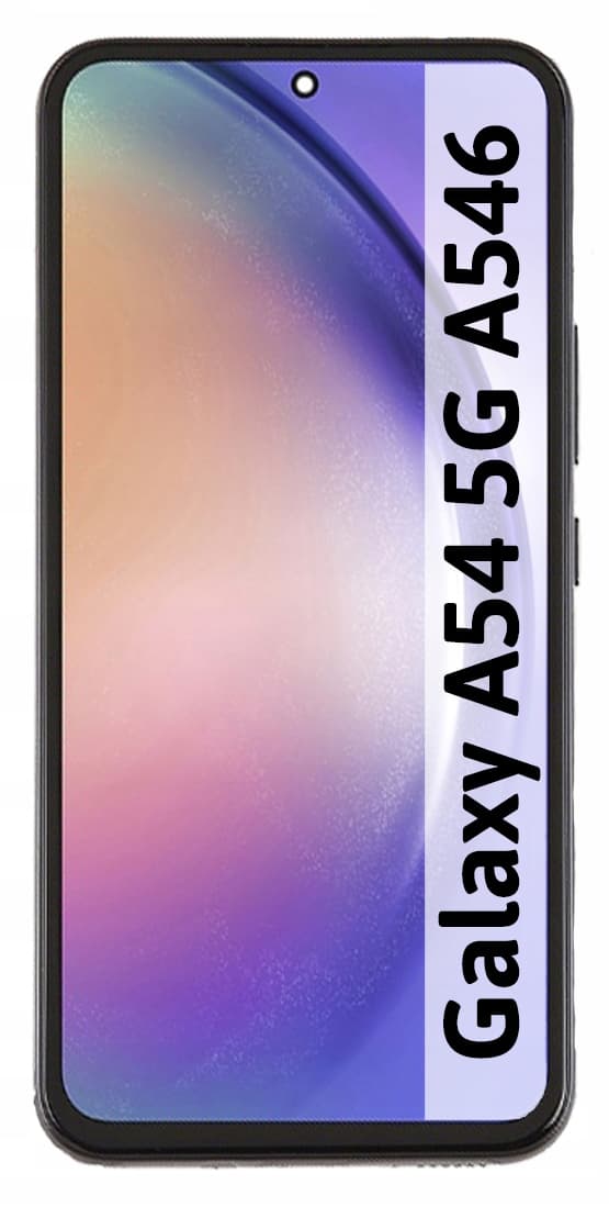 Display med pekskärm och ram för Samsung Galaxy A54 5G A546, Incell, svart