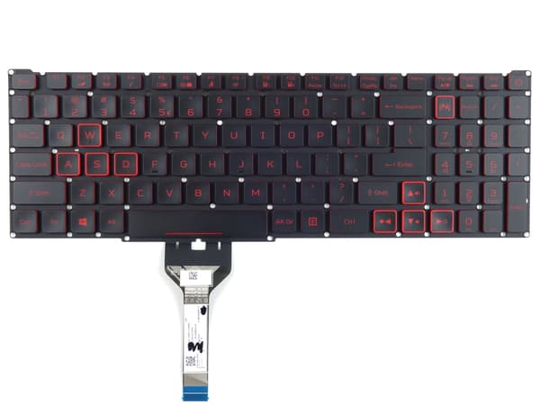 Tangentbord för Acer Nitro AN515-45/56/57/58 med LED-belysning