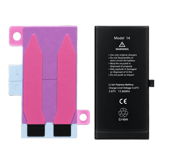 Batteri till iPhone 14 A2882/A2649, 3580 mAh, Diagnostic High Capacity