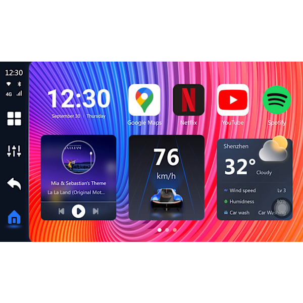 Ottocast P3 Trådlös adapter 8G/128G Carplay/Android Auto SIM-kort