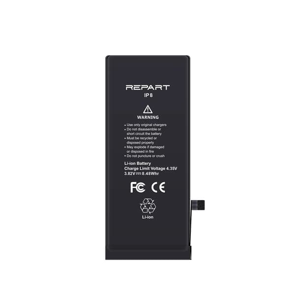 REPART batteri till Apple iPhone 8 2220 mAh med högre kapacitet