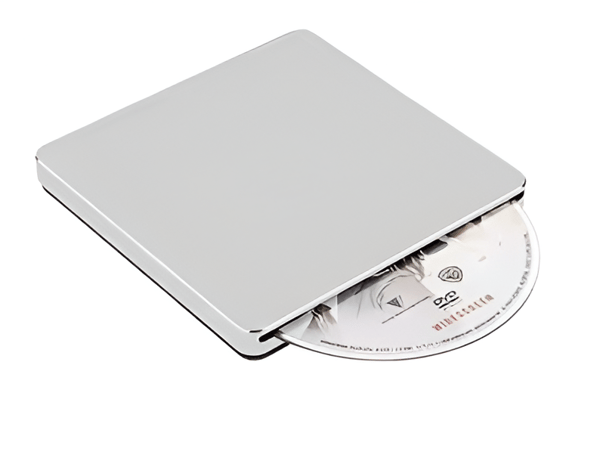 Extern portabel CD/DVD-brännare USB-C, USB 3.0, för Windows, Mac och Linux