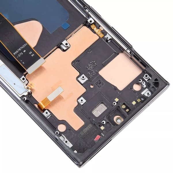 OLED-display med digitizer och ram för Samsung Galaxy Note 20 Ultra 5G N986