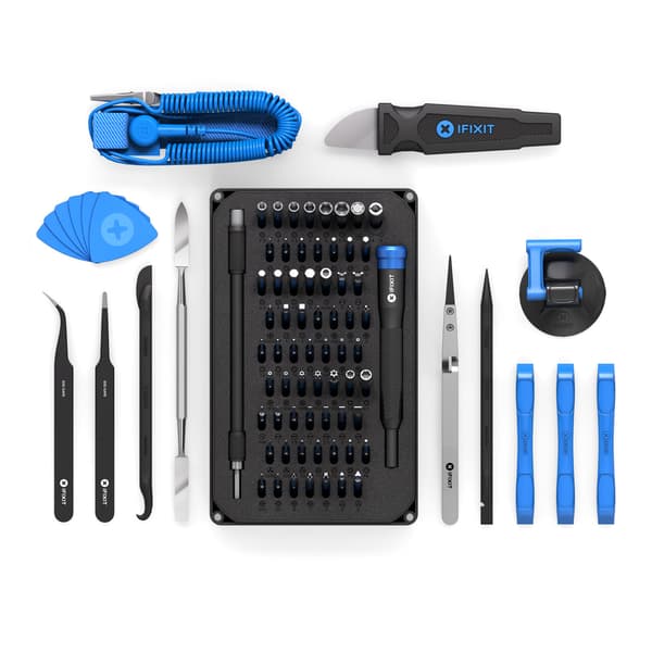 iFixit Pro Tech Toolkit – verktygssats för elektronikreparationer med 64 precisionsbits