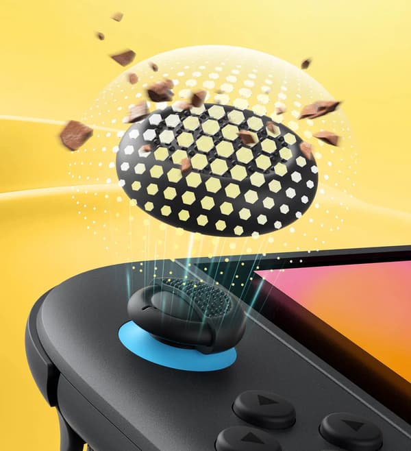 Joy-Con 6in1 JSAUX suddlock för Nintendo Switch 2 Svart