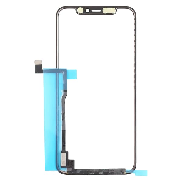 Skärmglas med touch + OCA-lim för iPhone 11 Pro, lång flex, utan IC
