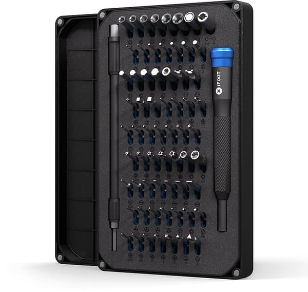 iFixit Pro Tech Toolkit – verktygssats för elektronikreparationer med 64 precisionsbits