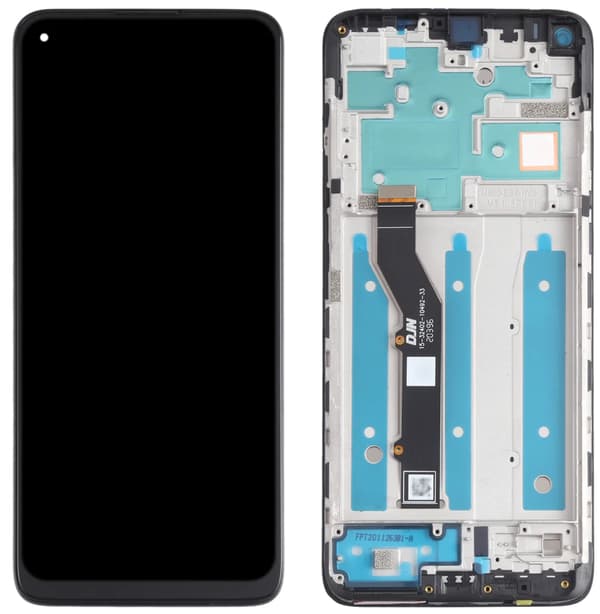 Original renoverad LCD-skärm med ram till Motorola Moto G9 Plus XT2087-1/XT2087-2