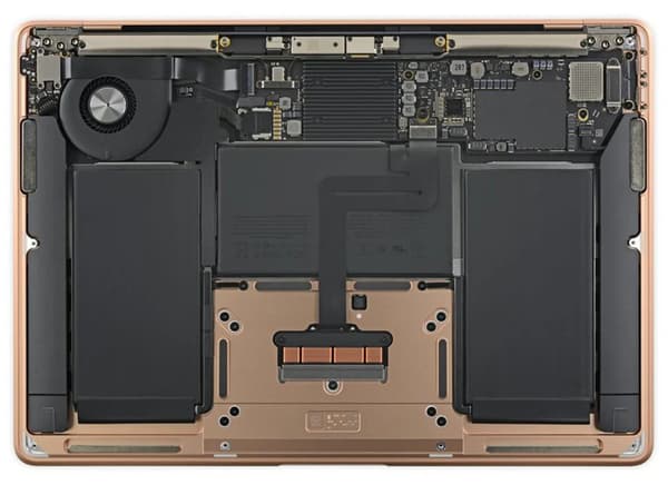 Ersättningsbatteri för Apple MacBook Air 13 M1 A2337 2020 A2389, 4380 mAh