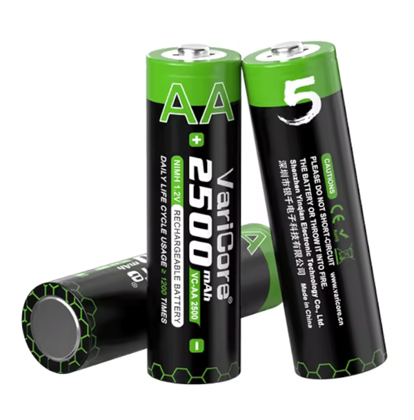 VariCore VC-AA 2500 uppladdningsbara AA-batterier NiMH 1,2 V 2500 mAh, 4-pack