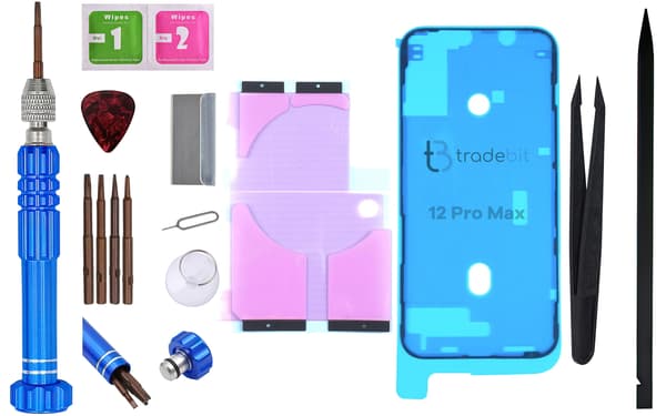 REPART Prime Batteri för iPhone 12 Pro Max, 4350 mAh med verktyg och tätning