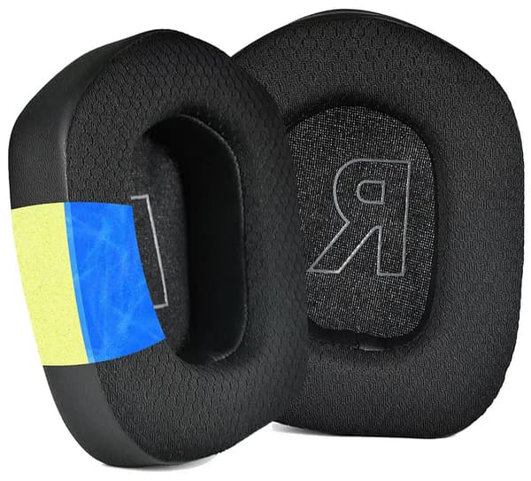 Logitech öronkuddar G733 G335 G535 Gel padding Svart