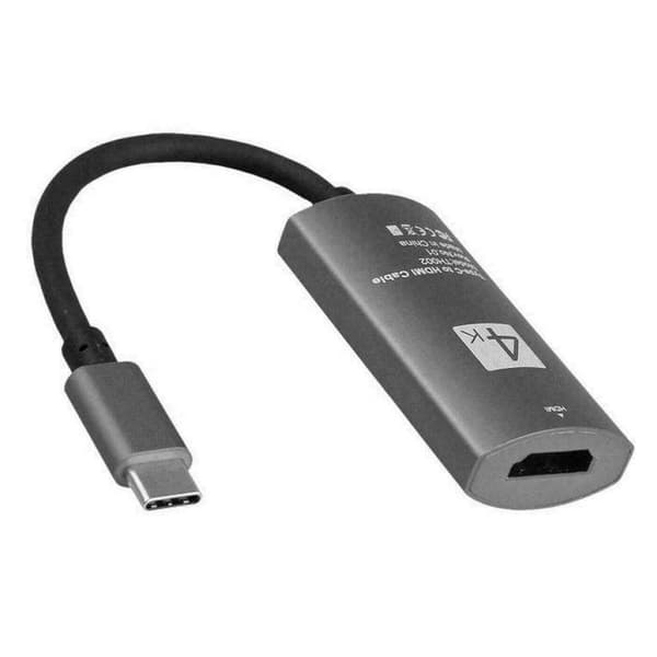 USB-C till HDMI-adapterkabel 4K 30 Hz, MHL, 15 cm