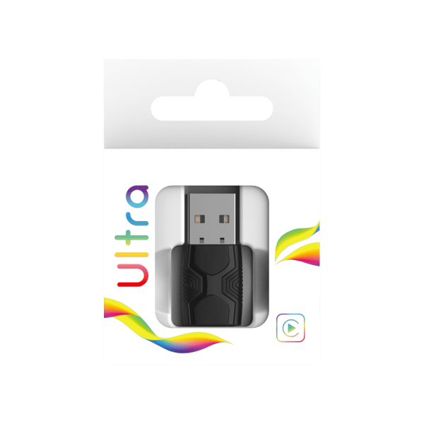 Carlinkit Mini Ultra 2 trådlös adapter för Apple CarPlay och Android Auto, USB/USB-C