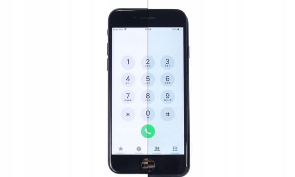 Premium skärm till iPhone 8, svart, Retina-kvalitet